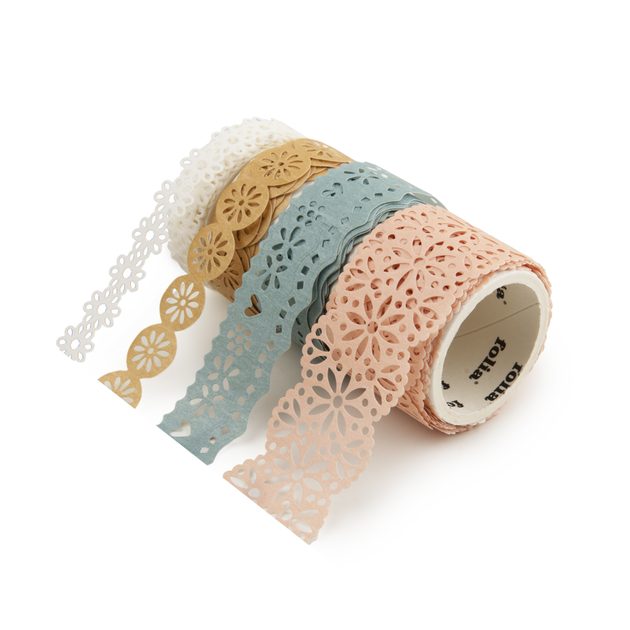 folia Washi Tape Pastel Set of 4