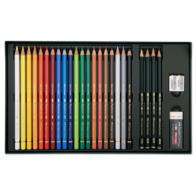  Faber-Castell - Polychromos Gift set + accessories : Everything  Else