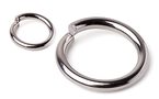 Stainless steel jump rings and connectors
