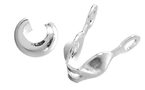 Sterling silver 925 bead tips