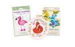 Creative kits for embroidery, sewing, knitting and crochet