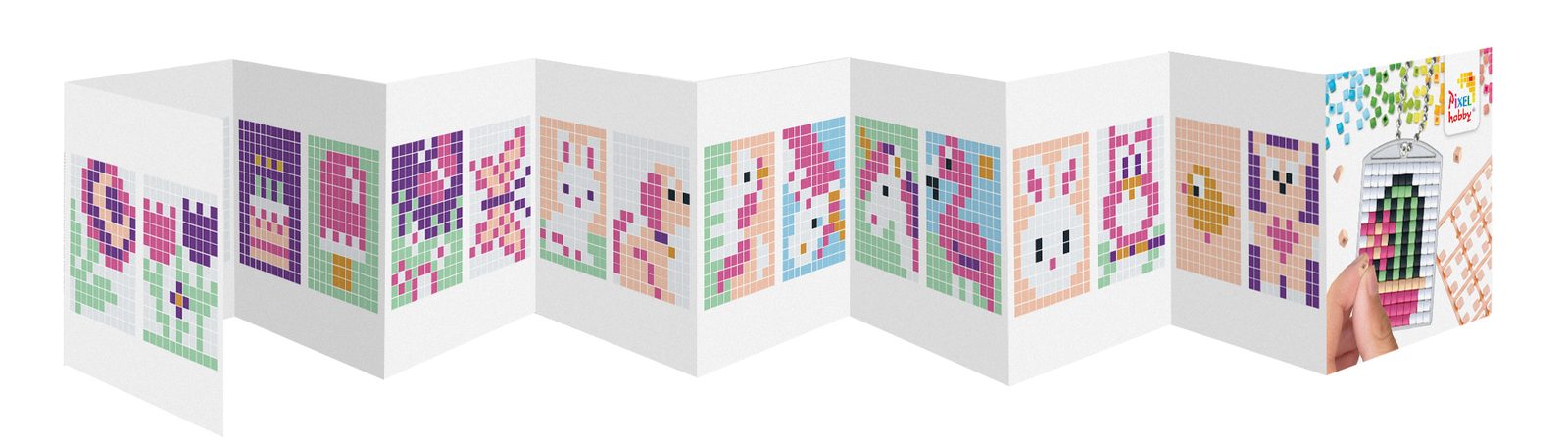 Pixel keychain set sweet 3pcs | Manumi.eu