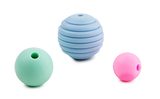 Round silicone beads