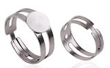 Stainless steel ring bases findings