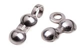Stainless steel bead tips
