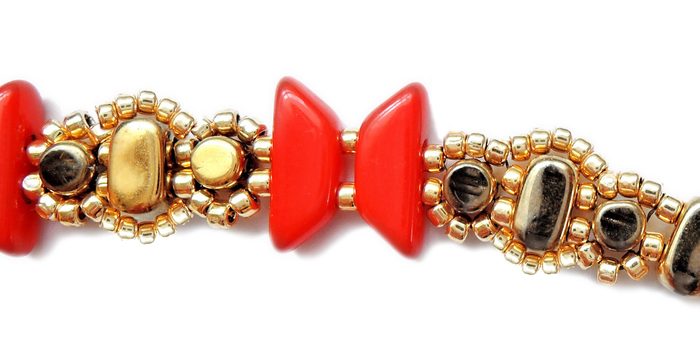 Návod na výrobu náramku s motýlky z korálků Les perles par Puca®