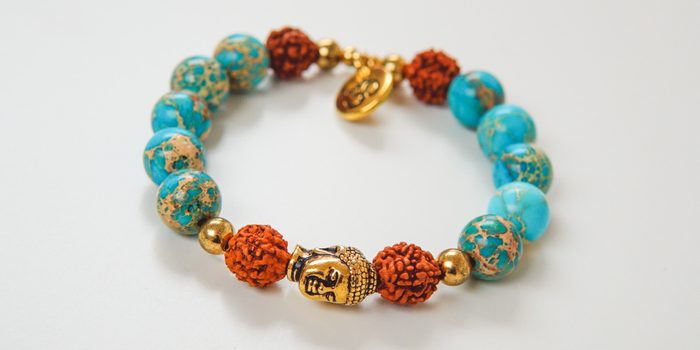 Návod na výrobu náramku se symbolem - Om a Buddhou