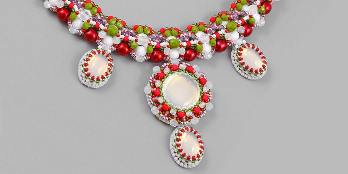 Návod na výrobu svatebního boho náhrdelníku