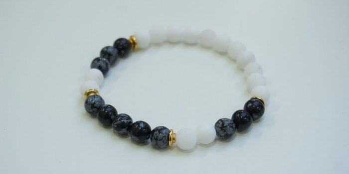 Návod na výrobu pánského náramku s minerály a TierraCast komponenty 2