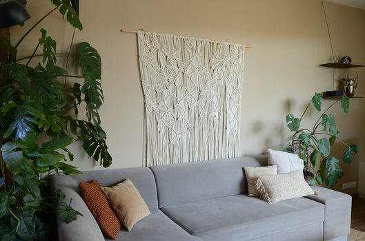 Návod na výrobu macramé tapiserie