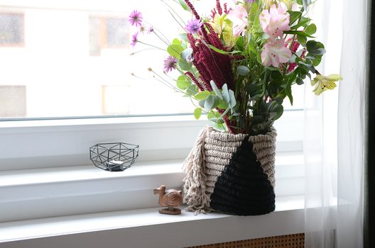 Návod na výrobu macramé obalu na květiny