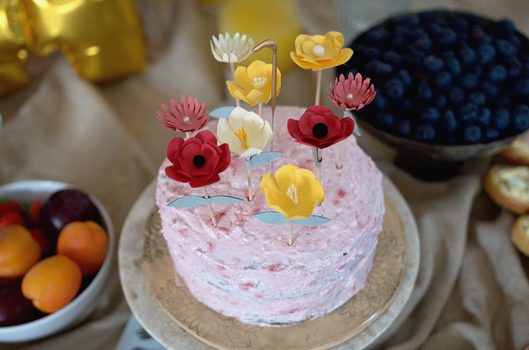 Návod na výrobu květinových zápichů na dort