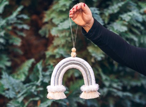 Návod na výrobu ledové macramé duhy