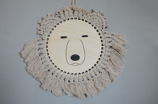 Návod na výrobu macramé medvěda