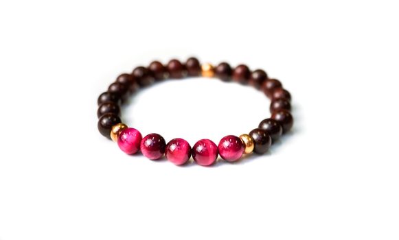 Návod na výrobu náramku s Tygřím okem a palisandrovým dřevem