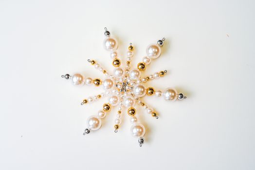 Návod na výrobu perlové vánoční hvězdy