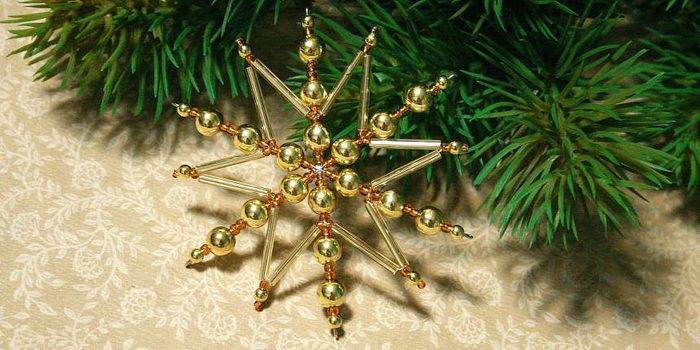 Návod na výrobu zlatavé hvězdy