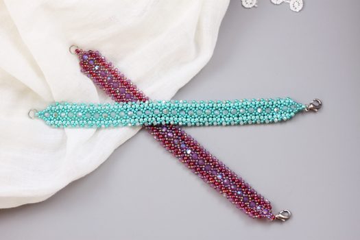 Návod na výrobu placatého SWAROVSKI náramku