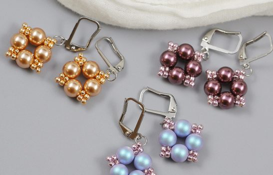 Návod na výrobu náušnic Quattro