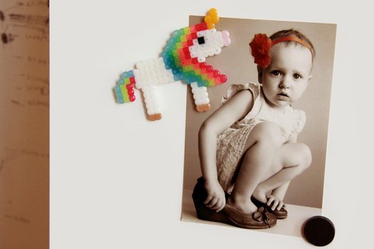 Návod na výrobu magnetky s jednorožcem