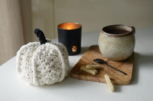 Návod na výrobu macramé dýně