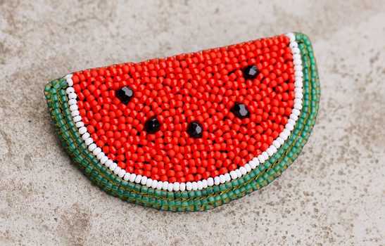 Návod na výrobu brože - melounek