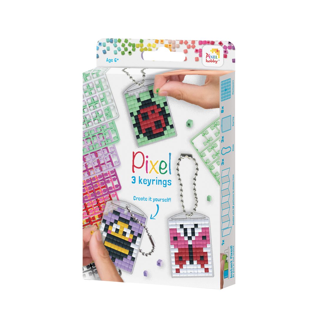 Pixel keychains | Manumi.eu