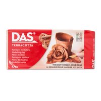 DAS Self-hardening clay 500g terracotta | Manumi.eu