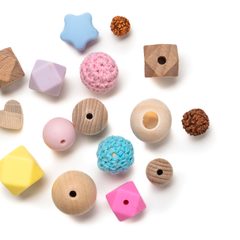 Wooden beads and components