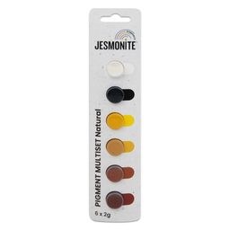 Jesmonite pigment sada farieb 6 x 2 g Natural