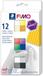 FIMO Effect set of 12 colours 25g