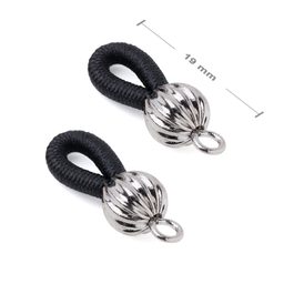 Clipsuri pentru șnur ochelari 19mm de culoarea platinei