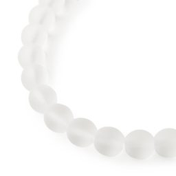 Manumi české sklenené stláčané guľôčky Crystal Matt 10mm č.90