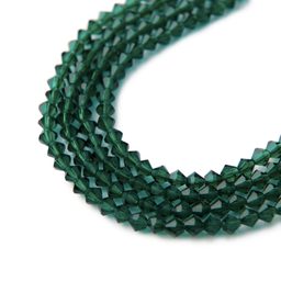 Cínové perličky 4mm Emerald