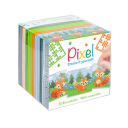 Sada Pixel kostka liška 3ks