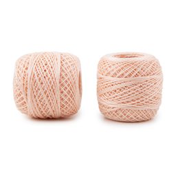 Crochet and embroidery thread Perlovka 85m light salmon
