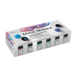 Sada Mramorovací barva Magic Marble metalická 6x20ml
