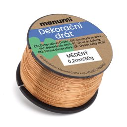 Copper wire 0,2 mm/50 g