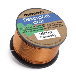 Copper wire 0,5 mm/50 g