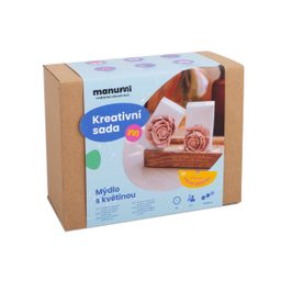 Manumi kreativní sada na výrobu mýdla s květinou