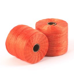 S-lon nylonová nylonová šňůra 0,5mm 70m tmavě oranžová
