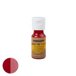 Manumi tekutá barva do mýdla 10 ml červená