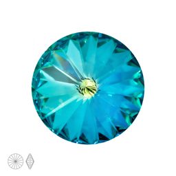 Preciosa MC Rivoli MAXIMA SS39 Crystal Bermuda Blue