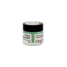 Reslin perleťový mica prášek do ekologické pryskyřice 9 g zelený