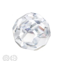 Preciosa MC nalepovací guľatý kameň 4mm Crystal