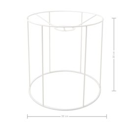 Lampshade frame for a lamp round 20cm