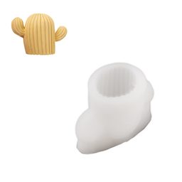 Silicone mould for casting creative clay cactus 75x43x59mm