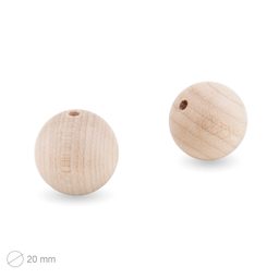 Manumi czech wooden raw beads 20 mm