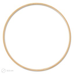 Wooden circle for macramé 33,5cm