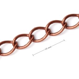 Unfinished jewellery chain antique copper No.50
